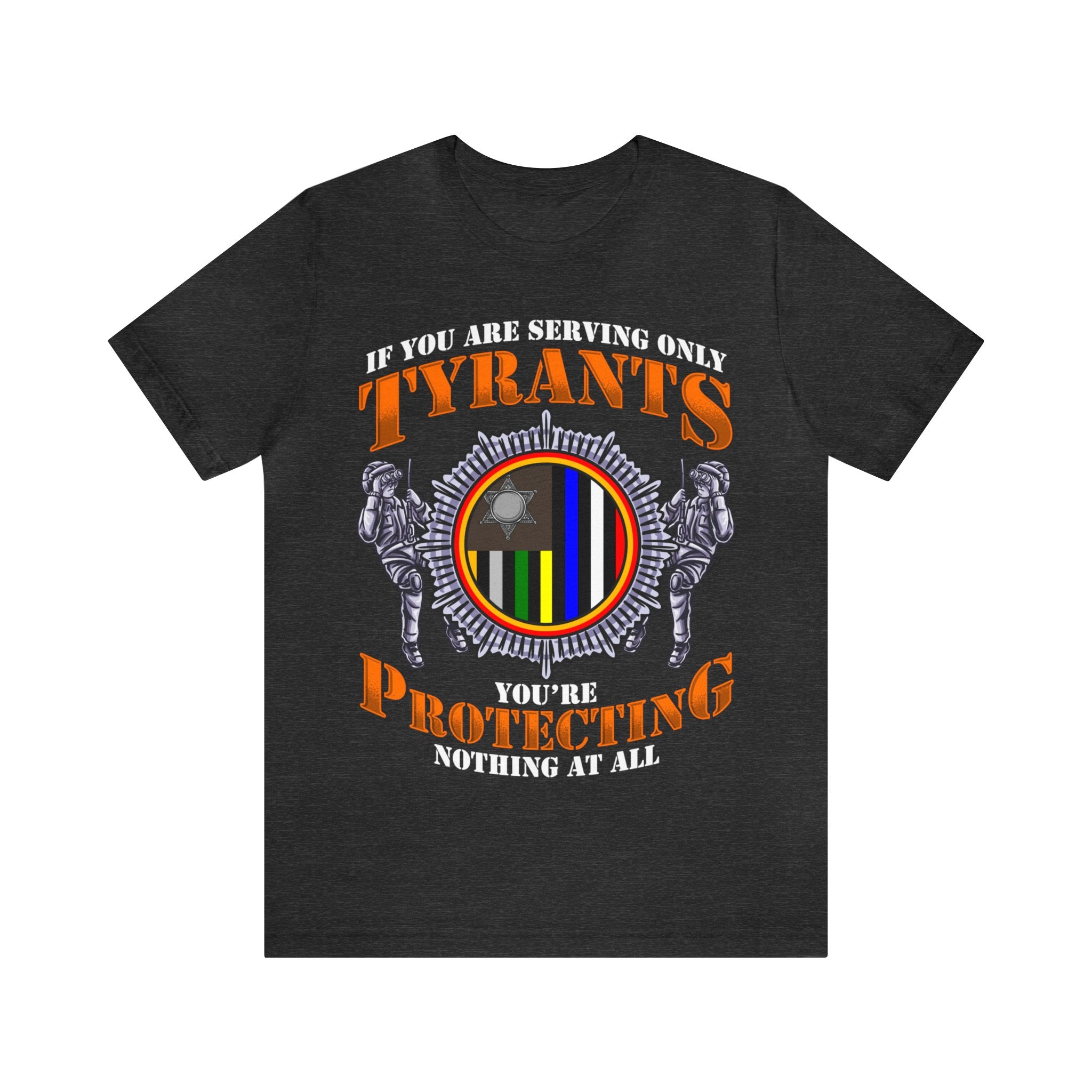 Thin Search & Rescue Line Tee - Tyrants/Protecting