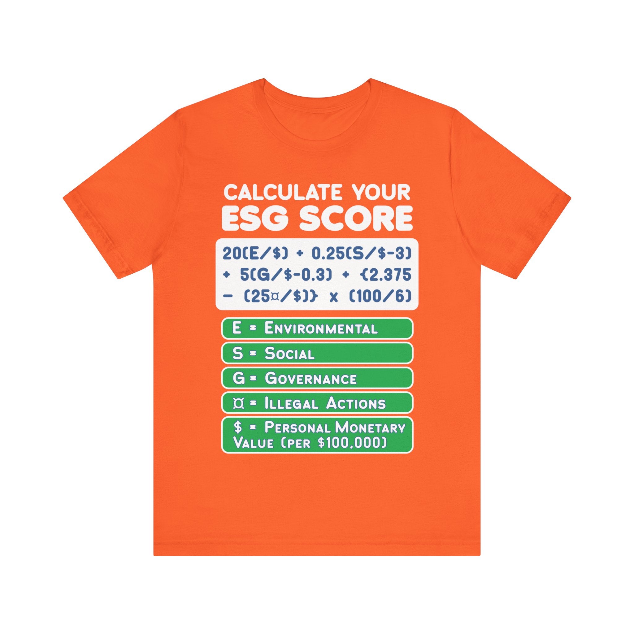 Calculate Your ESG Score - Dark