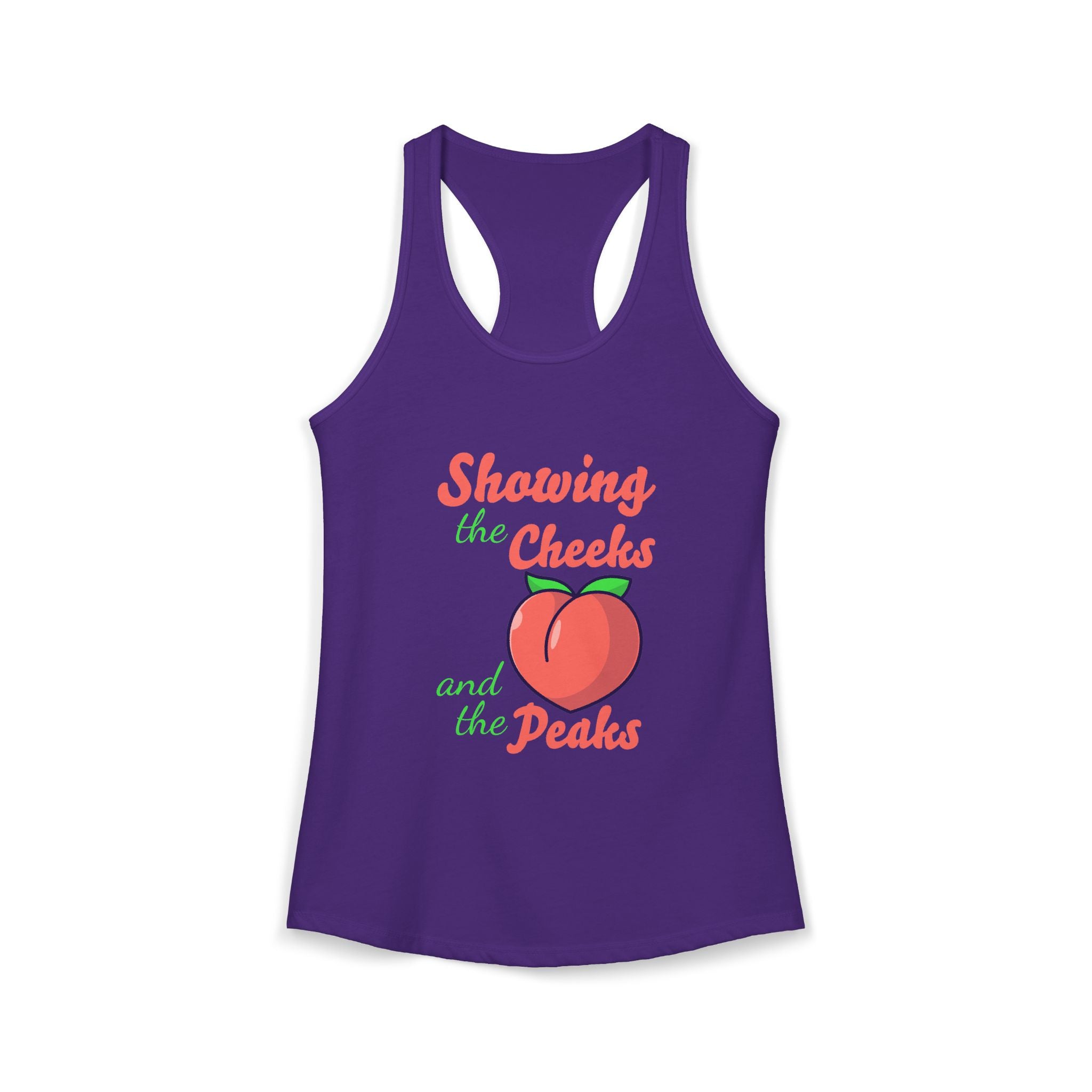 The Cheeks and The Peaks [Racerback Tank]