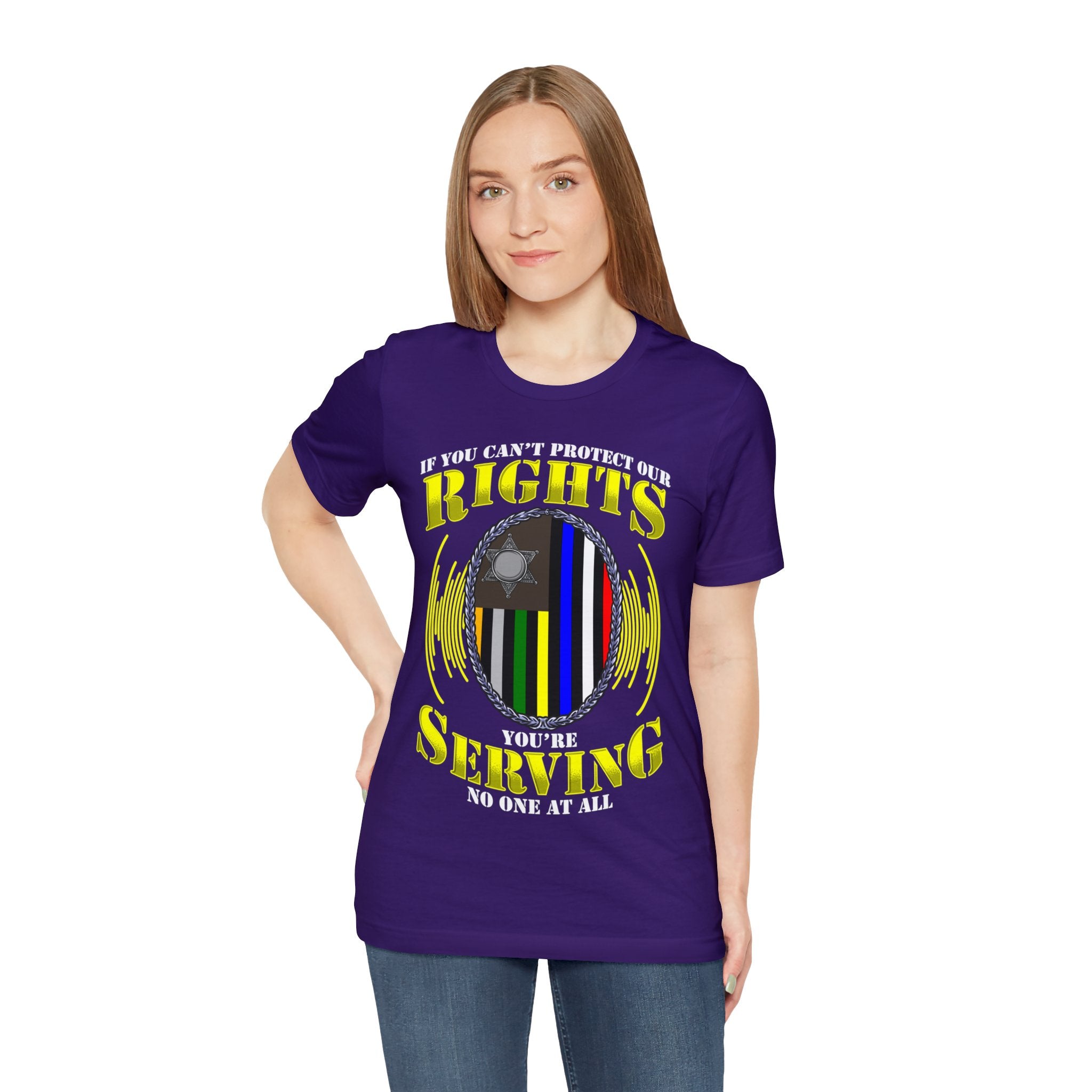 Thin Communications Line Tee - Rights/Serving