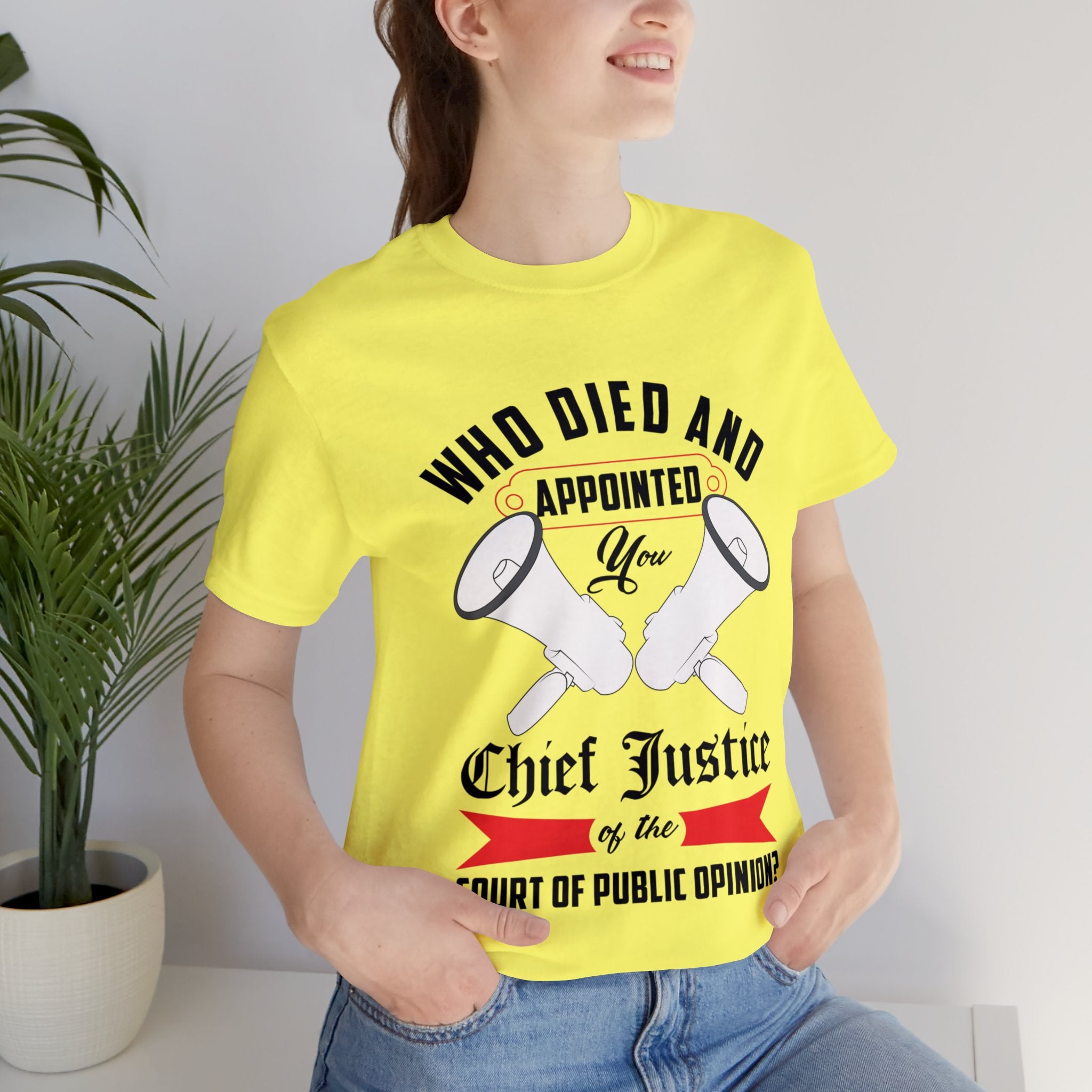 Chief Justice-Court of Public Opinion Tee