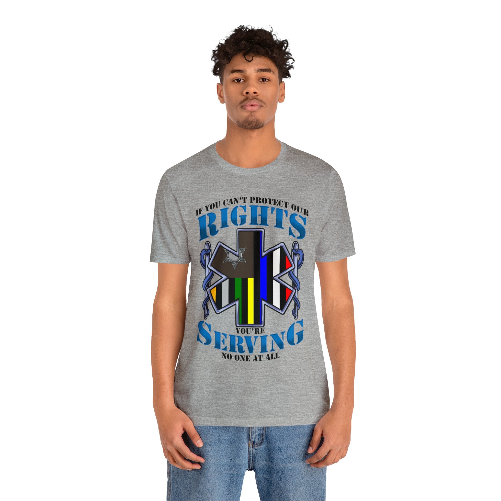 Thin EMS Line Tee - Rights/Serving