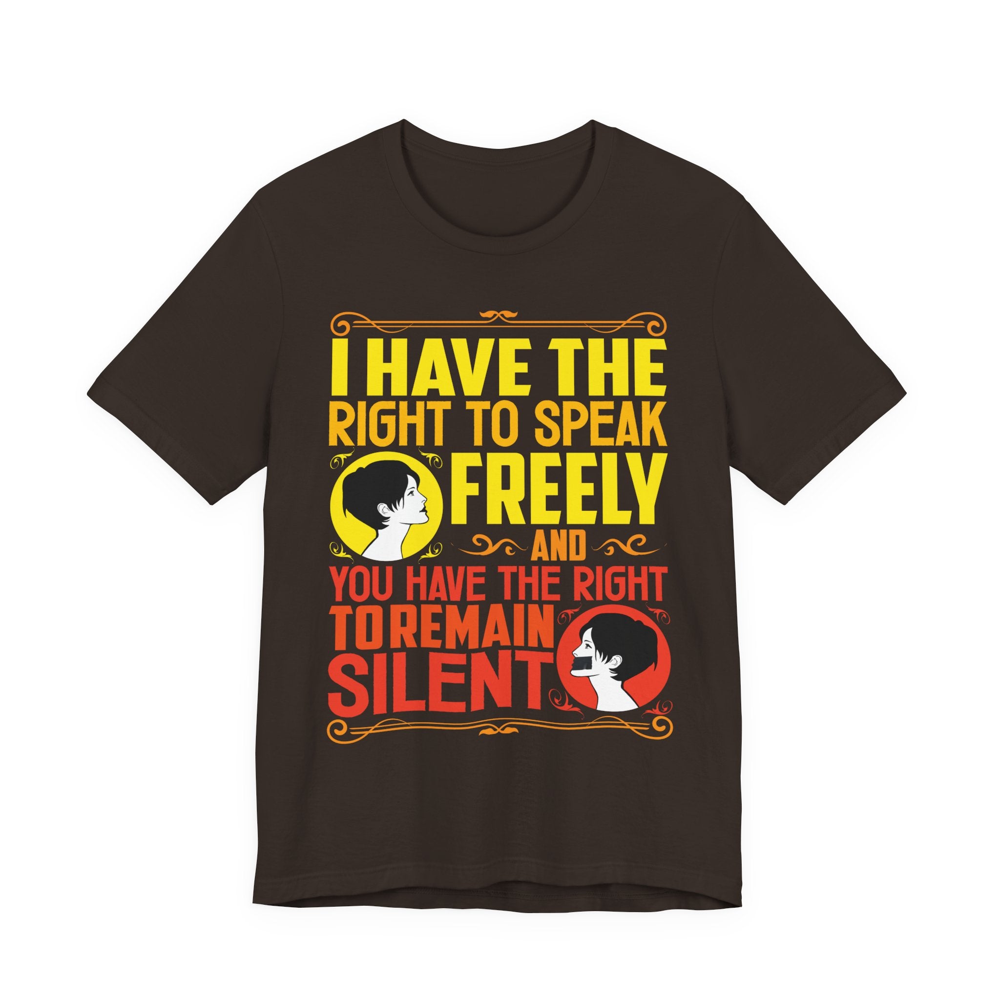 Speak Freely - Remain Silent [Adult Tee]